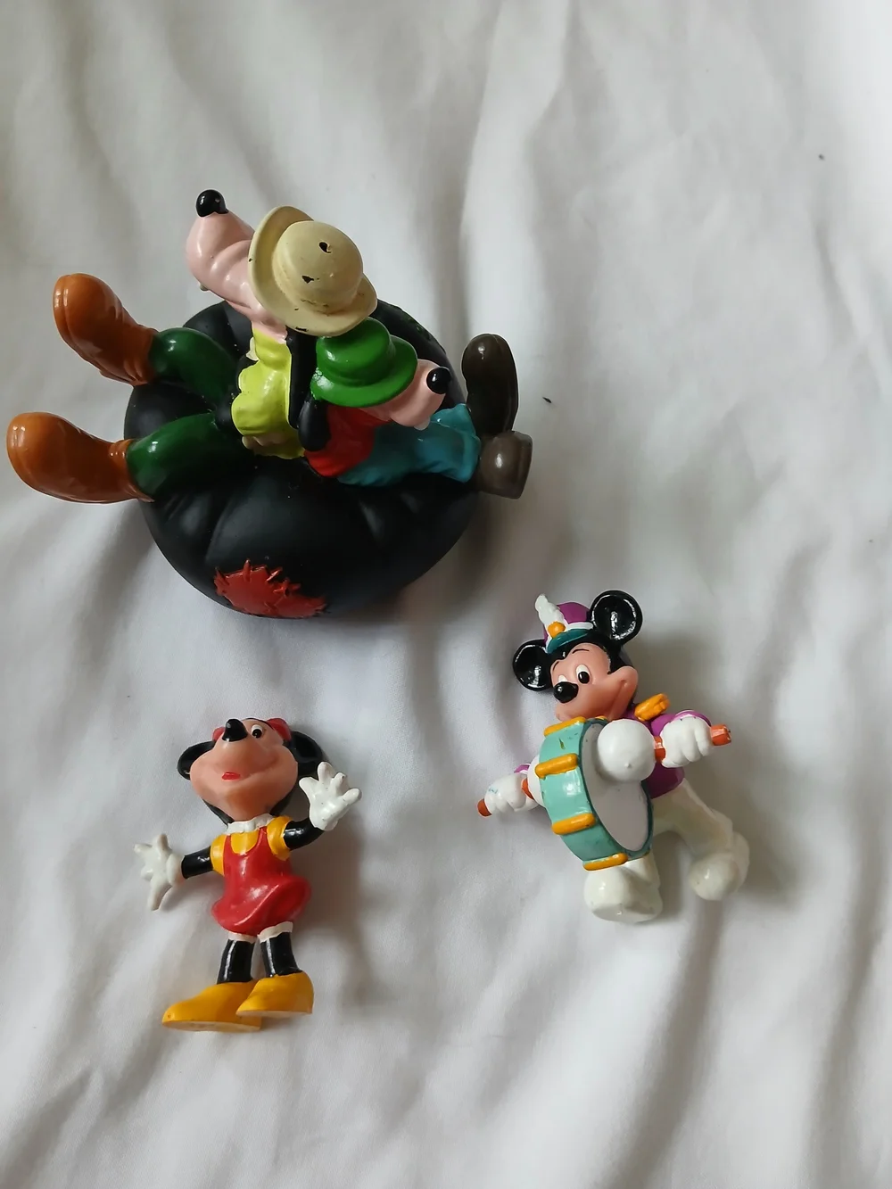 Vintage Disney Mickey, Minnie And Goofy Toys